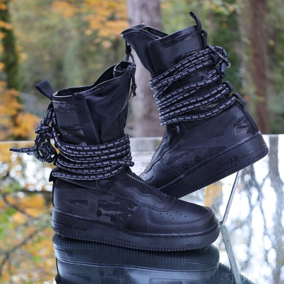 Nike SF Air Force 1 High Black - Picture 3 of 13